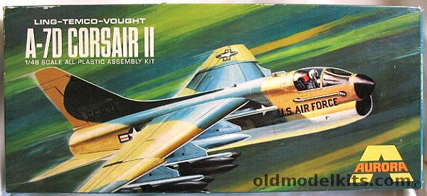 Aurora 1/48 A-7D Corsair II, 395 plastic model kit